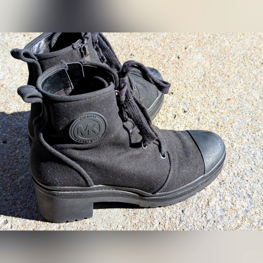 Black MK Ankle Boots